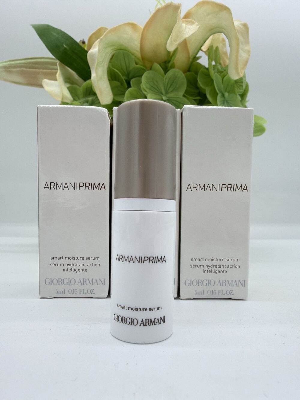 Set of 3 Giorgio Armani ARMANIPRIMA Smart Moisture Serum 5ml Each New in box